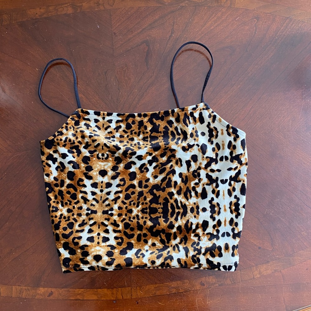 leopard print top